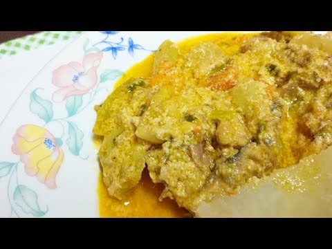 How to Cook Jamaican Salt Mackerel Rundown with salt fish Recipe