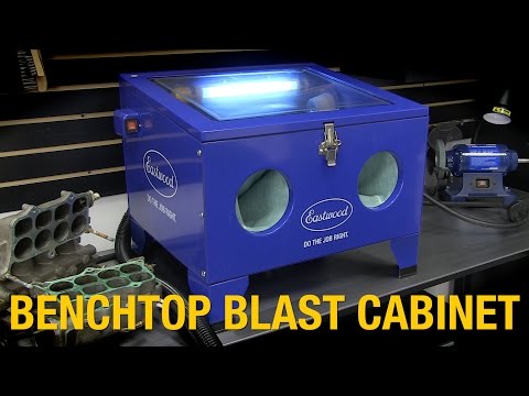Eastwood B20 Benchtop Electric Powered Air Sandstrahlen Blue Blast