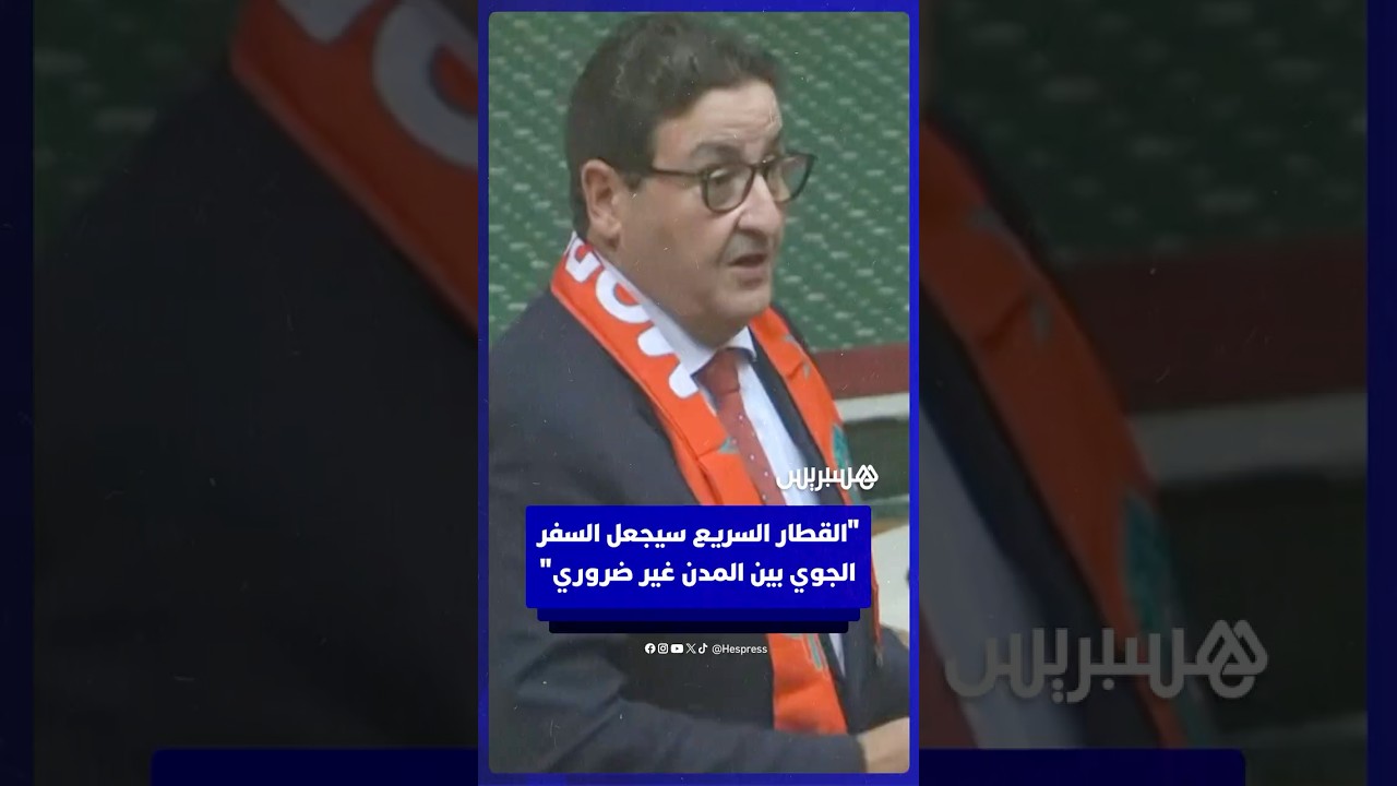 وزير النقل: القطار السريع سيجعل السفر الجوي بين المدن غير ضروري thumbnail