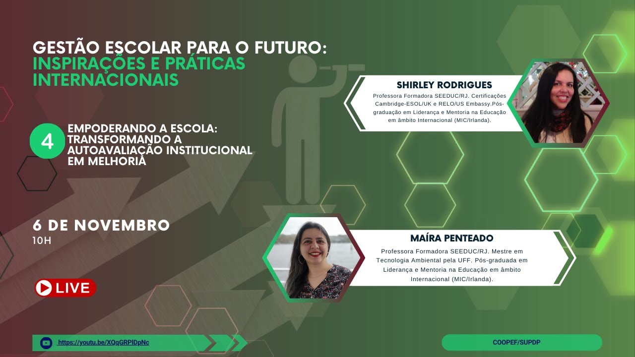 Gestão Escolar para o futuro: inspirações e práticas internacionais.