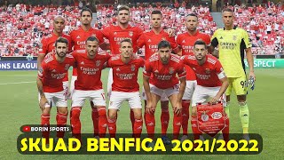BENFICA SQUAD 2021/2022 CHAMPIONS LEAGUE LINEUP