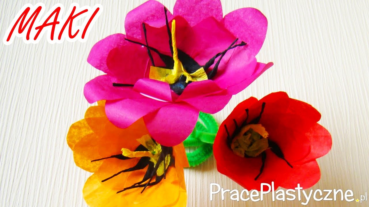 Maki z bibuły prasowanej