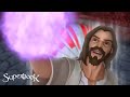 Superbook - Revelation: The Final Battle! Official Clip - Jesus Defeats Satan!
