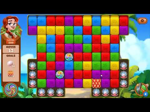 Lost Island: Blast Adventure - Level 208 (No Boosters) HD