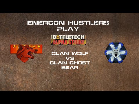 Energon Hustlers Play Battletech Alpha Strike: Clan Ghost Bear vs Clan Wolf