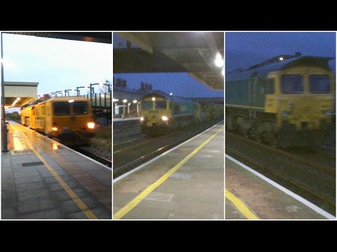 Prestatyn & Rhyl 4.7.2016 - DR73109 Swietelsky Tamper & Class 66 66520 & 66513