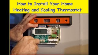 How to Install Home Heating Thermostat   Emerson Classic 80 Series Programmable