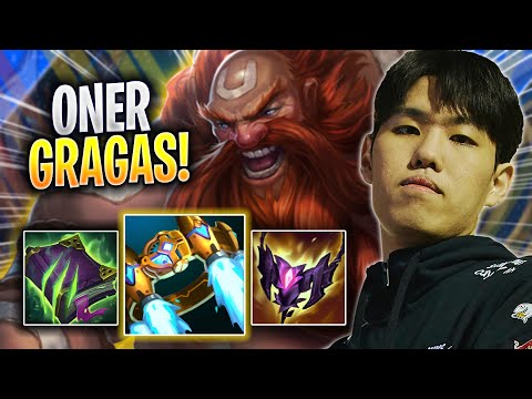 ONER IS A GOD WITH GRAGAS! - T1 Oner Plays Gragas JUNGLE vs Nidalee! | Season 2023