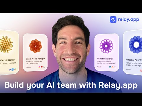 Build your own team of AI Agents with Relay.app!