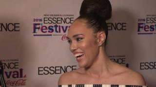 Jawn Murray interviews actress Grace Gibson for Essence All Access video