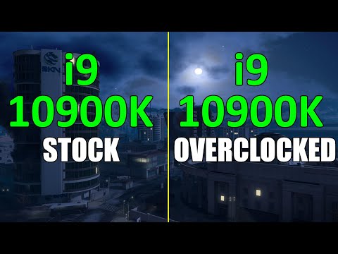 i9 10900k Stock vs Overclocked | Test in 9 Games 1080P