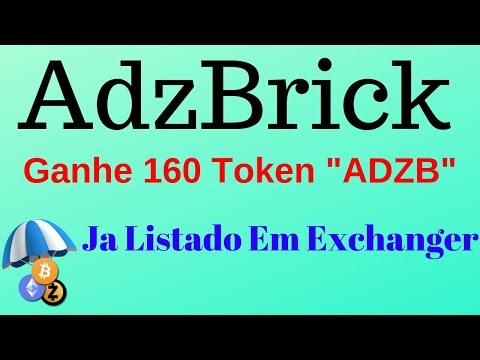 AdzBrick - Ganhe 160 Token "ADZB" R$14,00 Ja Listado Em Exchanger