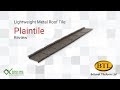 Britmet - Plaintile Plus - Lightweight Metal Roof Tile - Titanium Grey (0.9mm)