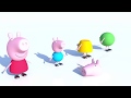 Wrong Heads For Kids Peppa Pig Family 3D Animation 2019