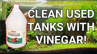 How To Clean Used Aquariums With Vinegar - THE ULTIMATE AQUARIUM CLEANER!