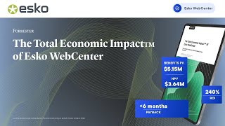 Total Economic Impact Study™️ for Esko WebCenter