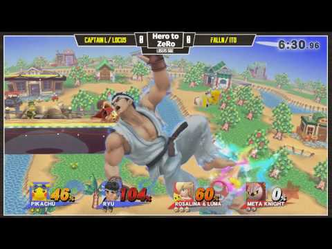 Hero to ZeRo - Captain L + Locus Vs. falln + Ito Losers Side - Smash Wii U
