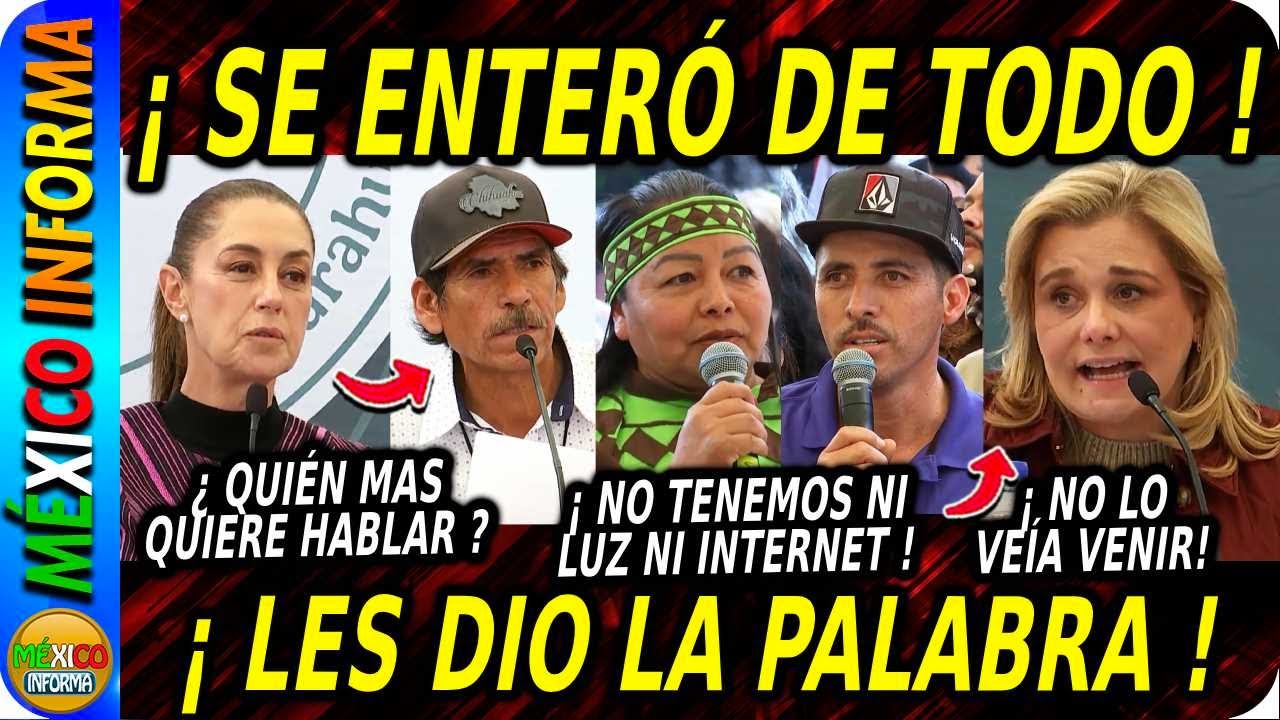 NO SE LO ESPERABA. LA PRESIDENTA SE ENTERÓ DE TODO. LE DIO LA PALABRA A LA GENTE. ESTO LE REVELARON.