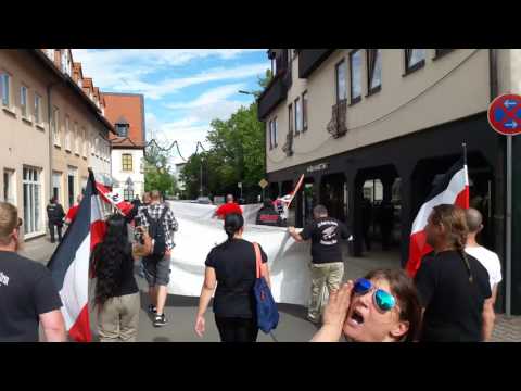 DIE RECHTE Demo in Alzey. SCHLUSS MIT DEM VOLKSBETRUG! (05.08.2017) Video2