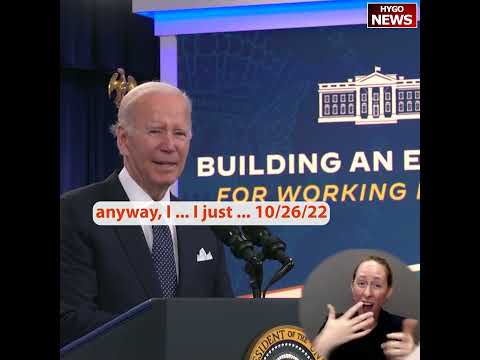 Biden Loses His Place in Junk-Fee Speech: 'Anyway, I Won't Go On Now' (October 26, 2022)