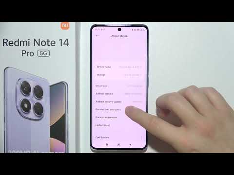 Redmi Note 14 Pro: How to Locate IMEI