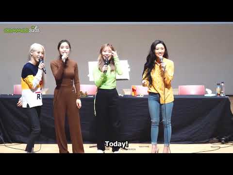 [ENG SUB] 190317 MAMAMOO 'White Wind' - Women's Plaza Art Hall Fansign