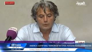 America justifying 'terrorism' in Syria: Russian Foreign Minister