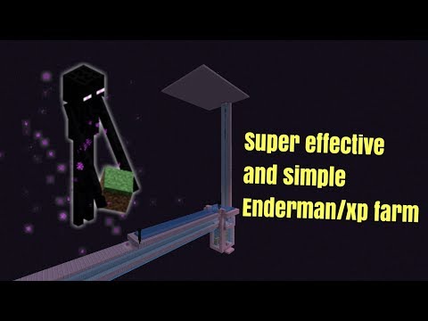Minecraft 1.13 Enderman Farm | Easy And Cheap *Super Effective* | RobinKing (1.13.1)
