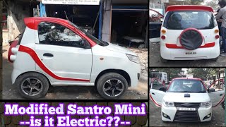 Modified Santro into Electric car | India's shortest car | Car Virus | MAGNETO 11