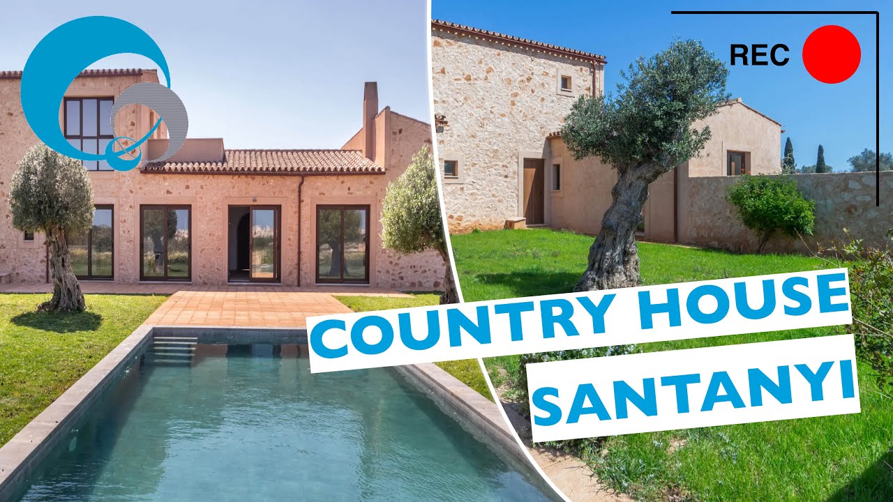 New stunning country house with panoramic views in Santanyi