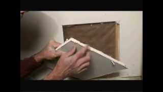How to Repair a Large Drywall Hole Video
