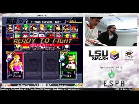LUST 25 Melee Singles - Lee Martin (Sheik) vs Balance (Fox)