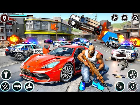 Police Car Chase Simulator 3D 2025 - Biggest Gangster Encounter - Android GamePlay #2
