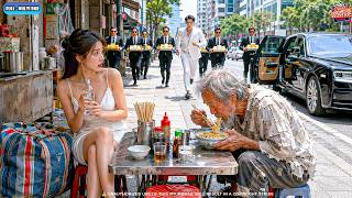 ขอทานชราถูกดูถูกในร้านอาหาร มีเพียงสาวบ้านนอกช่วยเขา ที่แท้เขาคือมหาเศรษฐี