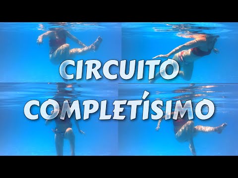 Circuito de ejercicios en el agua: quemar calorías sin calor