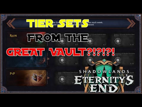 TIER SETS THROUGH THE GREAT VAULT?! Patch 9.2 PTR Updates | Is Blizzard Listening to the players?