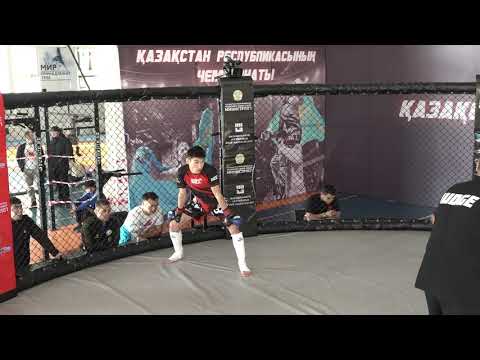 52,2 кг Сиражев Бердибек (Атырауская обл.)  - Мендаев Мурат (ЗКО) , 1/8