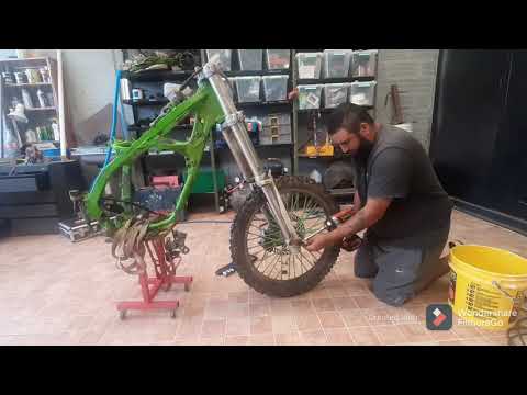 kx 125 parte 2 desarmado