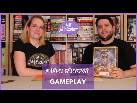 Splendor Marvel társasjáték (Gameplay) Végigjátszás - Mit Játsszunk?