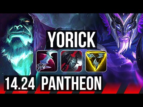YORICK vs PANTHEON (TOP) | 4/2/8, 600+ games | KR Diamond | 14.24