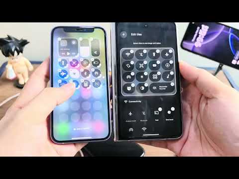 iOS 18 vs Android 16 Quick Setting
