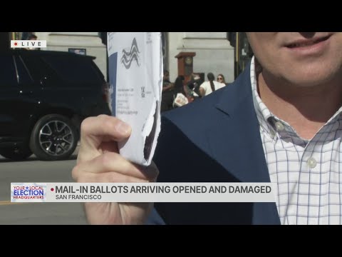 San Francisco ballot envelopes arriving damaged