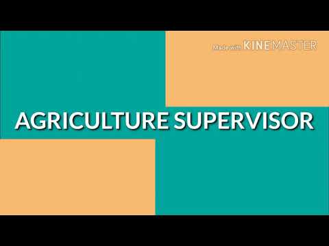 AGRICULTURE SUPERVISOR 2018 MOST IMPORTANT QUESTIONS? (PART-4) Video