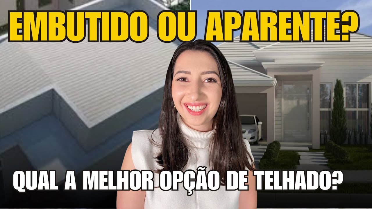 TELHADO EMBUTIDO OU APARENTE? | Porque as casas estão parecendo caixas?