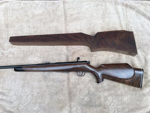 Hand-making a gunstock from scratch to completely finished.  Part 1 of 2.