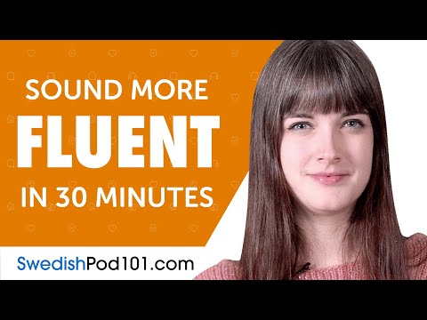30 Minutes of Swedish Conversation Practice to Sound More Fluent