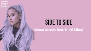 Download lagu Side To Side - Ariana Grande feat. Nicki Minaj || lirik dan terjemahan mp3 Download lagu Side To Side - Ariana Grande feat. Nicki Minaj || lirik dan terjemahan mp3