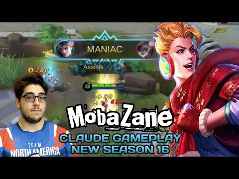 ʙTᴋ | MobaZane - MANIAC 14 Kills - Best Marksman In The World - New Season 16 MLBB
