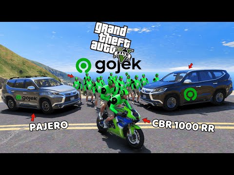 JADI GOJEK BUAT BELI MOBIL PAJERO - GTA 5 MOD
