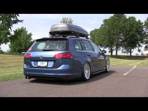 AWE Tuning VW Golf SportWagen 1.8T Track Edition Exhaust and Performance Downpipe